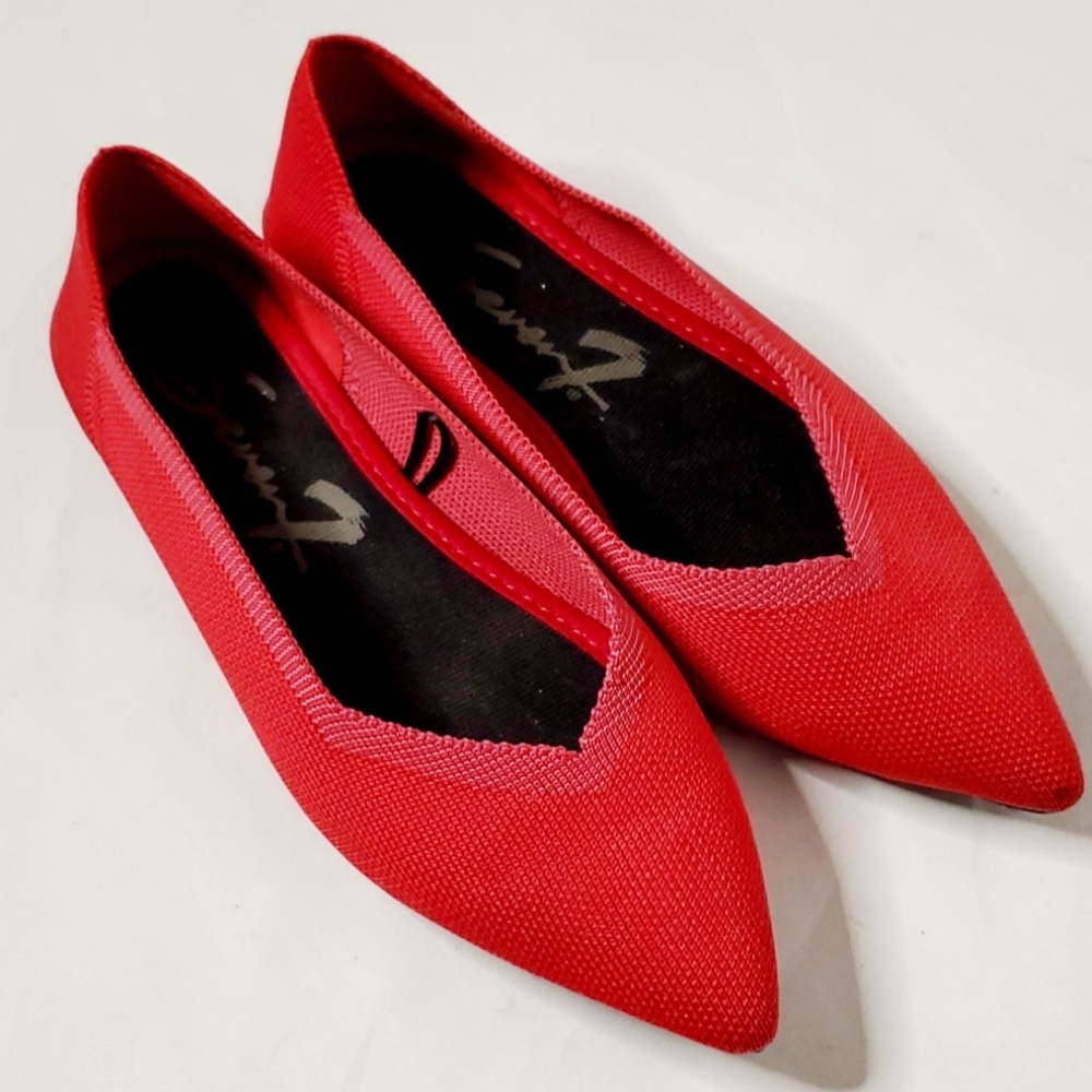 Elegant Red Women's Flats
